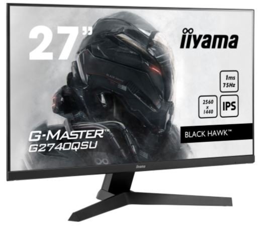 Monitor 27 cali G2740QSU-B1 IPS,QHD,75Hz,1ms,FreeSync,HDMI,DP,USB