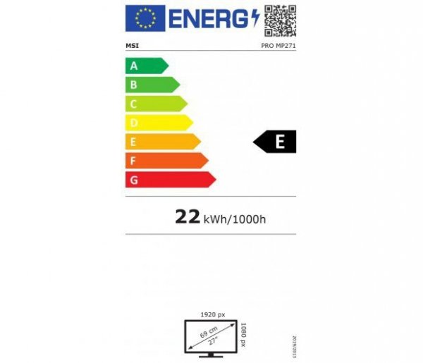 Monitor PRO MP271 27 FLAT/LED/FHD/NonT/Black