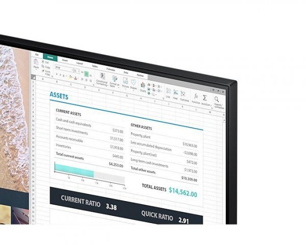 Monitor 23,8 cala LS24AM506NUXEN IPS 1920x1080 FHD 16:9 2xHDMI 14 ms (GTG) głośniki płaski SMART