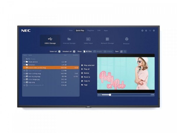 Monitor MultiSync MA431-Mpi4 43 UHD 500cd/m2 24/7