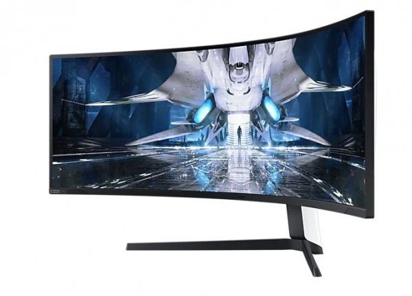 Monitor 49 cali LS49AG950NUXEN VA 5120x1440 DQHD 32:9 super szeroki 2xHDMI/1xDP 1 ms (GTG) płaski Gaming 2 lata d2d