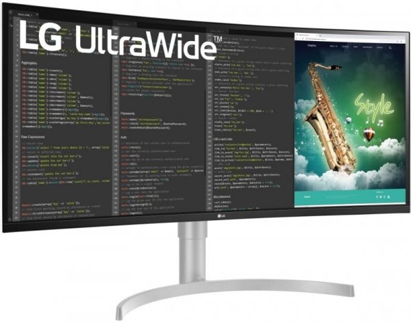 Monitor 35 cali 35WN75C-W 21:9 QHD Curved USB-C FreeSyn