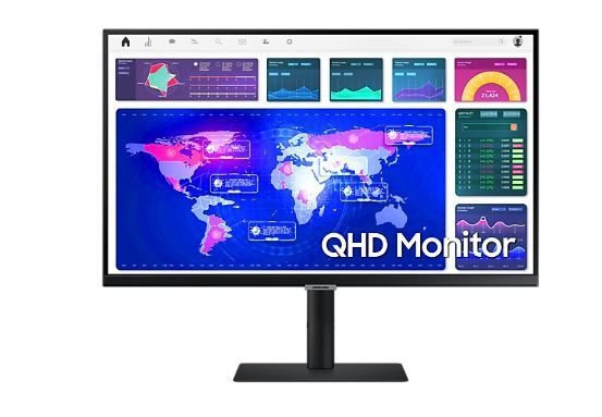 Monitor 27 cali ViewFinity S60A IPS 2560x1440 WQHD 16:9 1xHDMI 1xDP 3xUSB 3.0, 1xUSB 2.0 5ms PinP/PbyP 75Hz HAS+PIV płaski 3YOn-