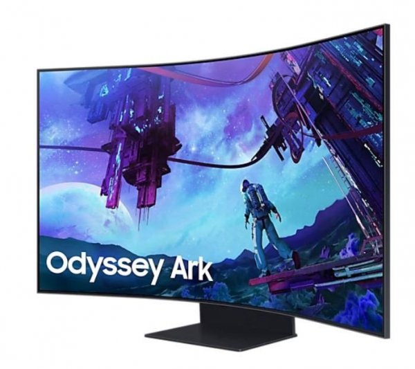 Monitor 55 cali LS55CG970NUXEN VA 3840x2160 UHD 16:9 4xHDMI/LAN(RJ45)/2xUSB2.0 1ms(GTG) WiFi/BT głośniki zakrzywiony HAS+PIV 165