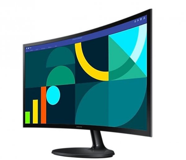 Monitor 27 cali S36GD VA 1920x1080 FHD 16:9 1xD-sub 1xHDMI 4 ms 100Hz zakrzywiony  1800R 2Yd2d (LS27D360GAUXEN)