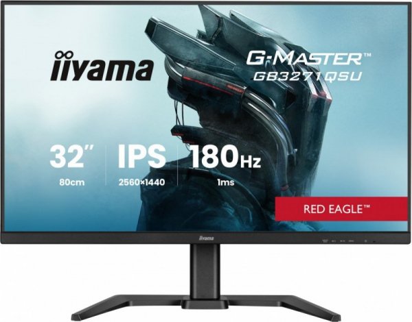 Monitor 31.5 cala  GB3271QSU-B2 1ms,IPS,180Hz,2x HDMI,DP,400cd,FreeSync QHD,2x USB(3.2),2x USB-C,2x 4.5W,HAS-150mm