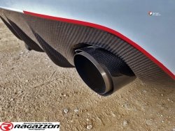 Dyfuzor, dokładka zderzaka rear diffuser STILE ITALIA CARBON Alfa Romeo 159