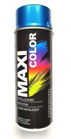 Lakier Maxi Color farba spray Metalik Niebieski