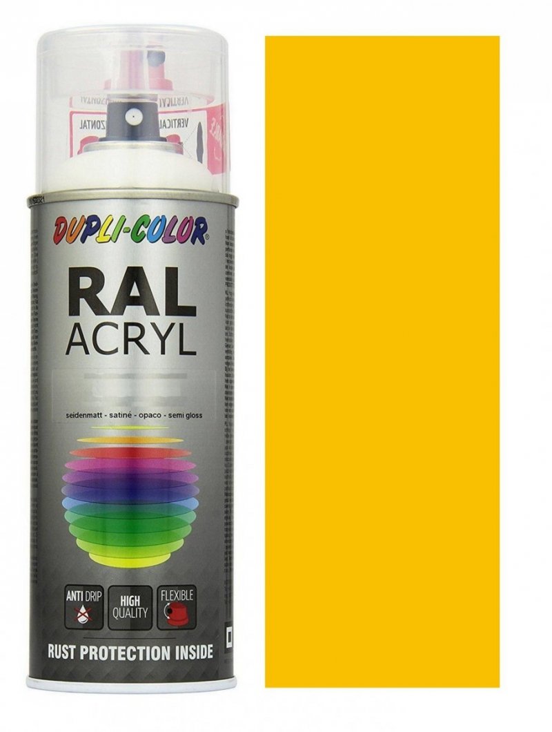 MOTIP lakier żółty drogowy farba połysk 400 ml akrylowy acryl szybkoschnący RAL 1023
