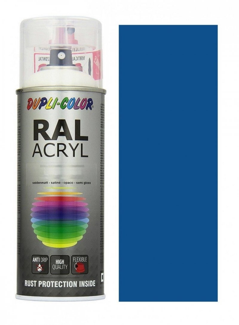MOTIP lakier niebieski drogowy farba połysk 400 ml akrylowy acryl szybkoschnący RAL 5017