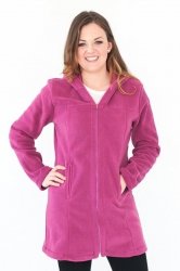 Płaszcz polarowy z kapturem, Kreator Studio Mody, r. L