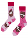 Růžové Košíčky - Ponožky Good Mood