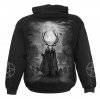 Horned Spirit Black - Hoodie Spiral