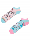Rainbow Unicorn - Low Socks Good Mood