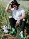 Panda and Stripes - Low Socks Good Mood