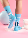 Fishing Polar Bear - Socks Good Mood