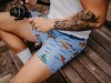 Fishery - Mens Fitted Trunks - Good Mood