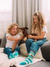Dogs & Stripes - Junior Socks - Good Mood