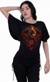 Infernal Duel - Ladies Bat Top Spiral