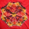 Red Mandala - Liquid Blue