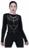 Raven Skull - Baggy Top Spiral – Ladies