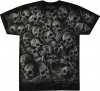 All Over Skulls - Liquid Blue