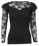 Gothic Elegance - Lace Long Sleeve Spiral