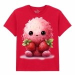 Kids T-shirt Sitting Strawberry - TCH