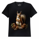 Dziecięca koszulka z wiewiórką Squirrel Food - TCH