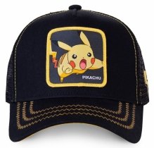 Pikachu Pokemon Black - Kšiltovka Capslab