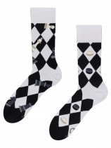 Šachy a dáma - Ponožky Good Mood