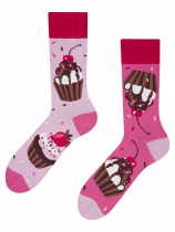 Pink Cupcakes - Socks Good Mood