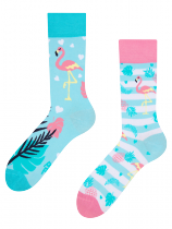 Love Flamingos - Socks Good Mood