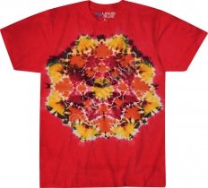 Red Mandala - Liquid Blue