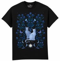 Koszulka z kotkami Blue Thistle Cats - TCH