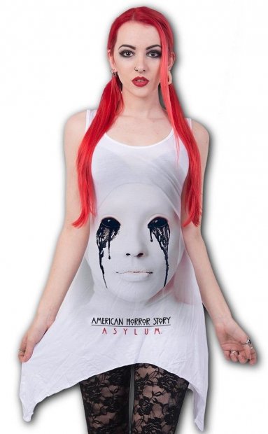 Asylum - White Nun - Camisole Dress Spiral