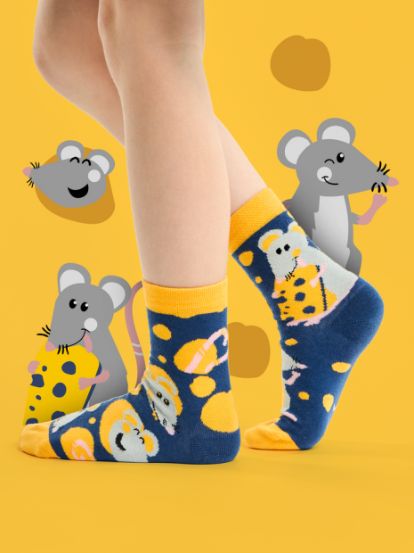 Myš a sýr - Ponožky Pro Děti - Good Mood