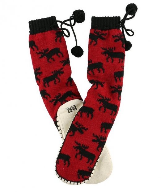 Moose Red Mukluk - Ponožky do bačkor - LazyOne