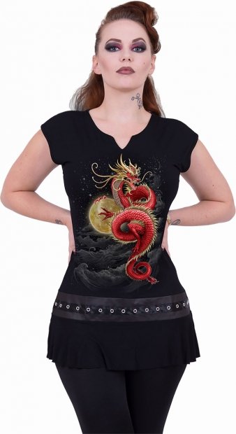 Shenlong  - Mini Šaty Spiral