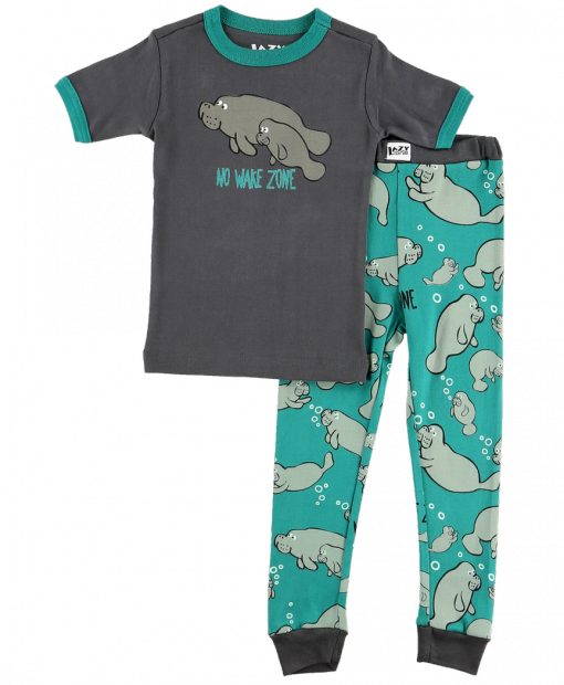 No Wake Zone Manatee - dětská pyžama LazyOne