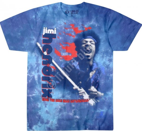 Jimi Hendrix Fire - Liquid Blue