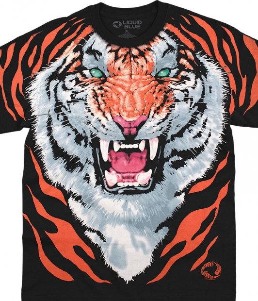 Tiger Black - Liquid Blue