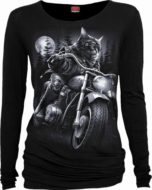 Nine Lives - Baggy Top Spiral – Ladies
