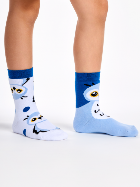 Snow Owl - Warm Junior Socks - Dedoles
