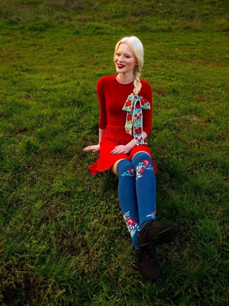 Wild Flowers - Knee Socks Good Mood