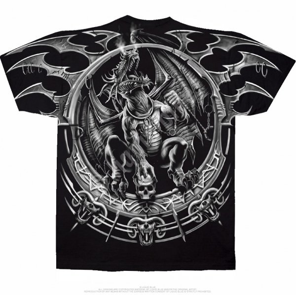 Dragon Catcher Black - Liquid Blue