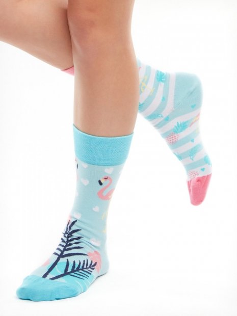 Love Flamingos - Socks Good Mood