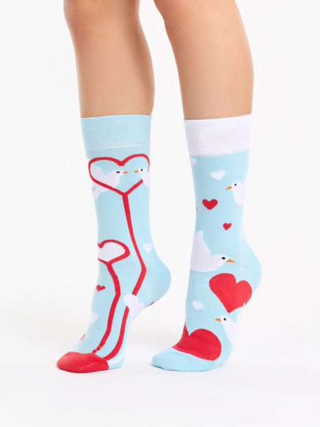 White Doves - Socks Good Mood