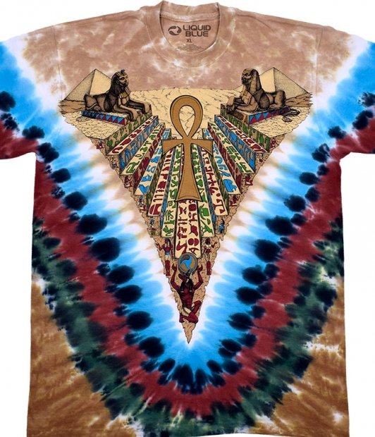 Egyptian Tie-Dye - Liquid Blue