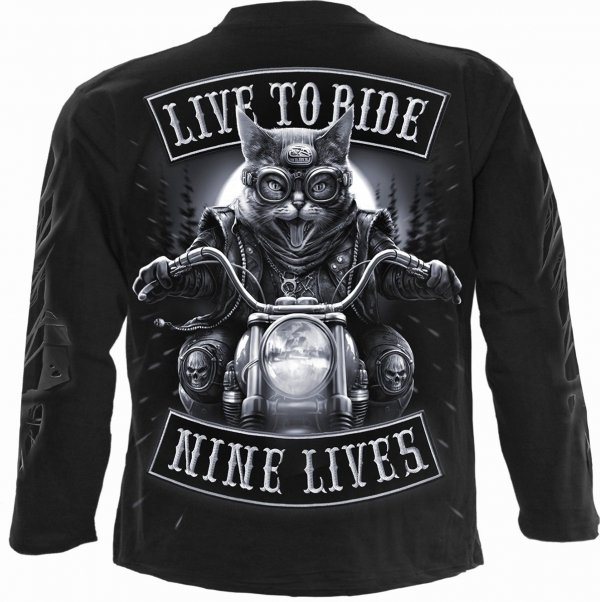 Nine Lives - Longsleeve Spiral